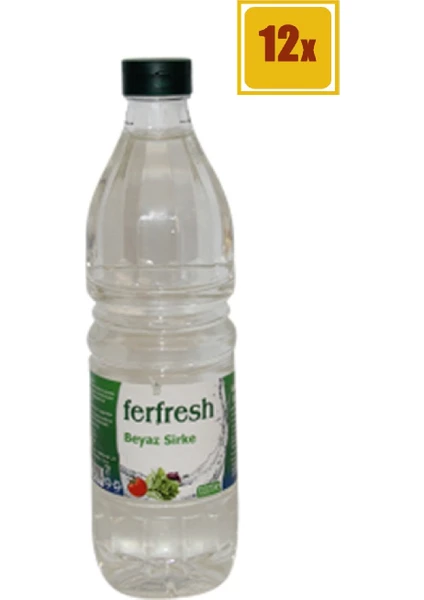 Fersan Ferfresh Beyaz Sirke 1 Lt  12'li Set