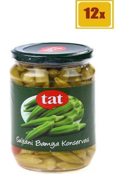 Bamya Sultani Cam 670 gr 12'li Set