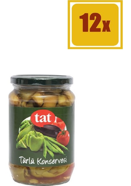 Türlü Cam 660 gr 12'li Set