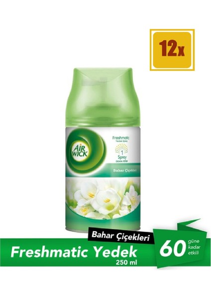 Oda Kokusu Makine Yedek Bahar Çiçekleri (x12)