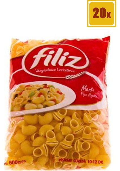Mantı Makarna 500 gr 20'li Set