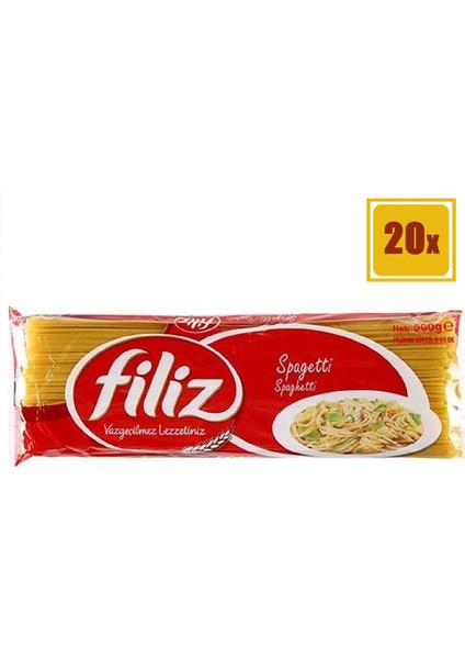 Spaghetti Makarna 500 gr 20'li Set