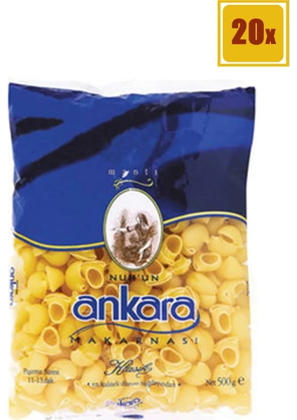 Nuh Ankara Mantı Makarna 500 gr 20'li Set