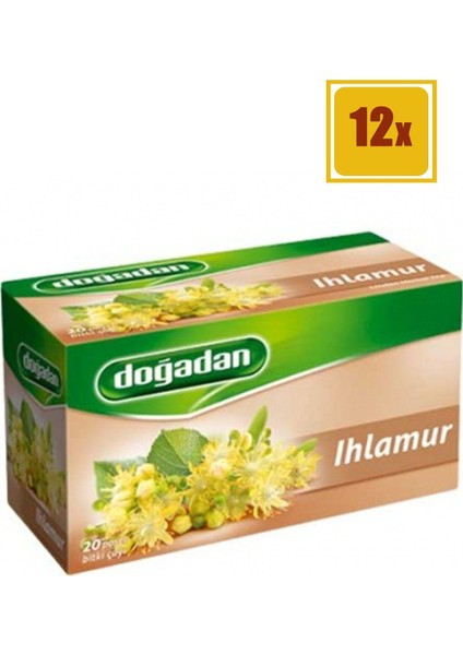 Bitki Çayı Ihlamur 26 gr 12'li Set