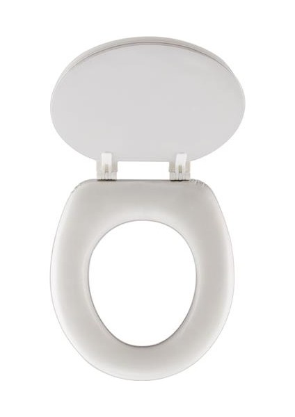 Classic Yumuşak Desenli Klozet Kapağı Alt Kapak Beyaz fiyatları