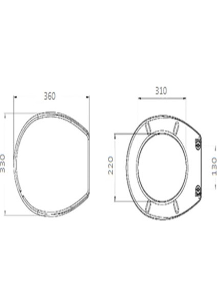 Classic Yumuşak Desenli Klozet Kapağı Alt Kapak Beyaz modelleri