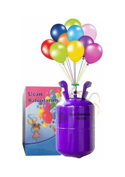 Helyum Gazı Tüpü 2 2 Litre Sensörlü Başlıklı Kaliteli Pratik