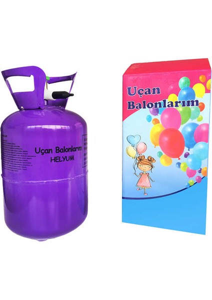 Helyum Gazı Tüpü 2 2 Litre Sensörlü Başlıklı Kaliteli Pratik