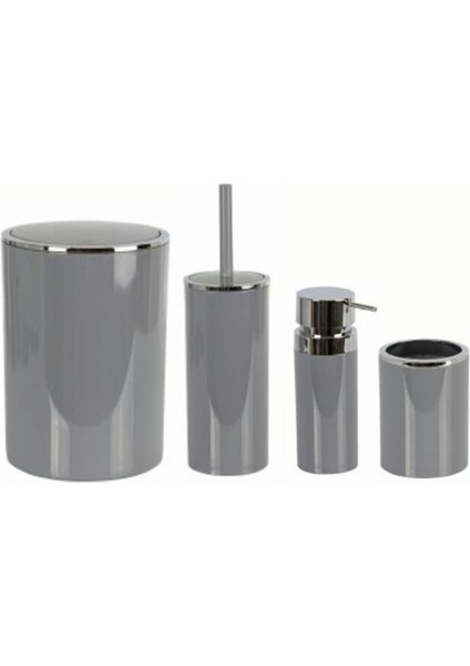 Lenox 4 Parça Banyo Seti Gri