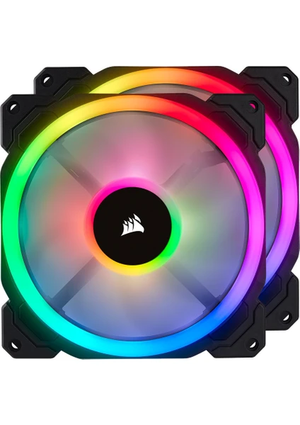 CO-9050074-WW LL140 RGB 140mm Dual Light Loop RGB LED PWM 2 Kasa Fanı