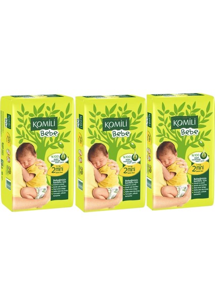 Bebe Bebek Bezi 2 Numara 3-6 kg 42+42+42=126 Adet Bez