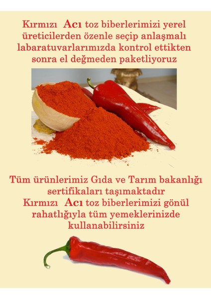 Baharat Acı Toz Kırmızı Biber 1000 gr