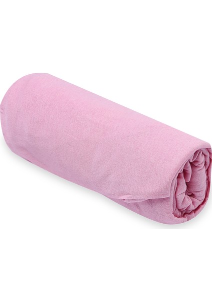 Lastikli Penye Çarşaf 100 x 200 cm Pembe modelleri