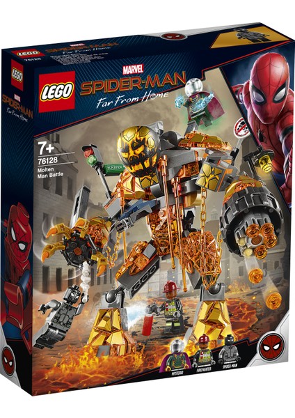 LEGO® Super Heroes 76128 Molten Man Savaşı