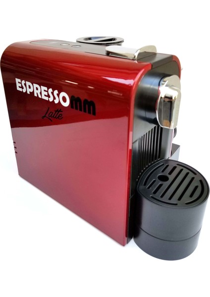 Latte Kapsül Kahve Makinesi Kırmızı - Nespresso Uyumlu