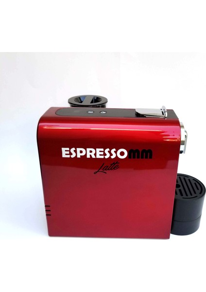 Latte Kapsül Kahve Makinesi Kırmızı - Nespresso Uyumlu
