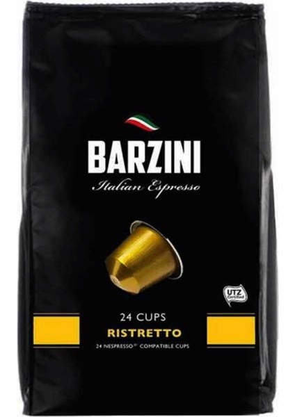 Ristretto Nespresso Uyumlu Kapsül Kahve 24 lü