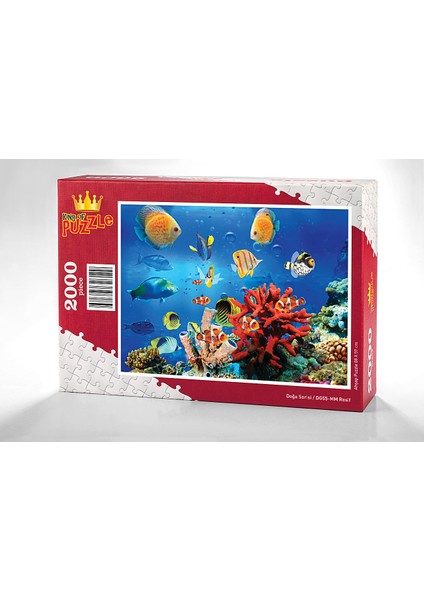 King Of Puzzle Resif Ahşap Puzzle 2000 Parça (DG55-MM)