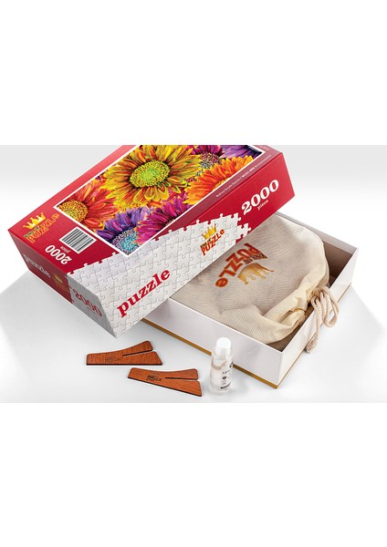 Krizantemler Ahşap Puzzle 2000 Parça (BC51-MM)