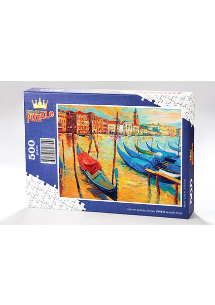 Venedik İtalya Ahşap Puzzle 500 Parça (UK06-D)