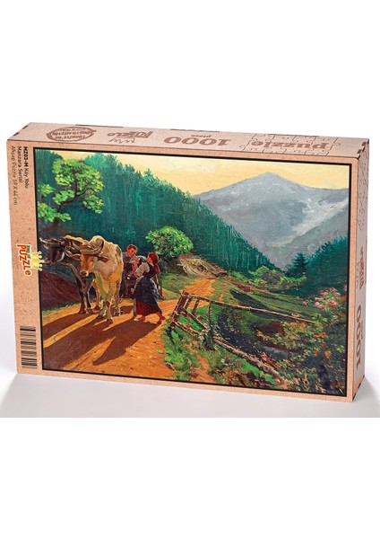 Köy Yolu Ahşap Puzzle 1000 Parça (MZ03-M)