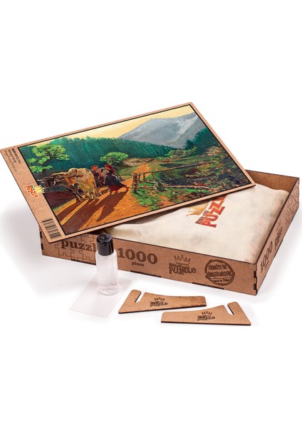 Köy Yolu Ahşap Puzzle 1000 Parça (MZ03-M)