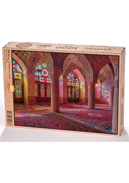 Nasır el-Mülk Camii - Şiraz Ahşap Puzzle 1000 Parça (DI07-M)