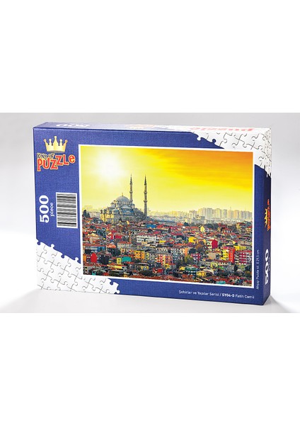 Fatih Camii Ahşap Puzzle 500 Parça (SY04-D)