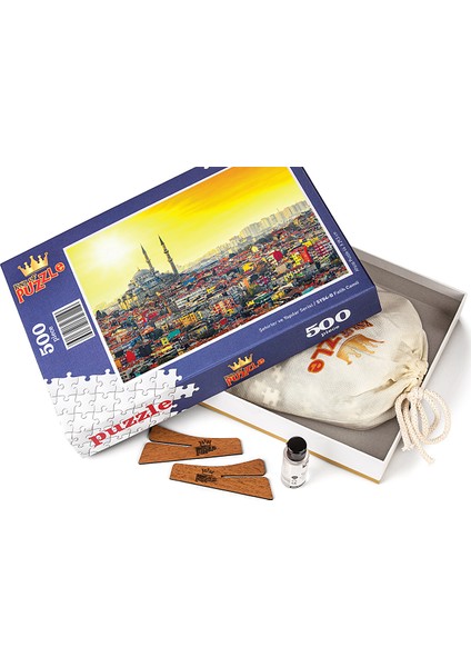 Fatih Camii Ahşap Puzzle 500 Parça (SY04-D)