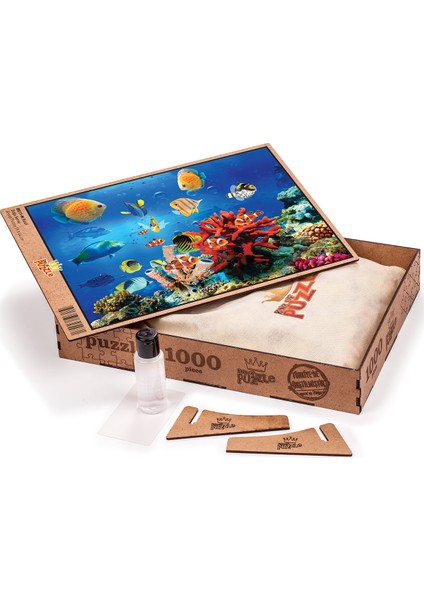 King Of Puzzle Resif Ahşap Puzzle 1000 Parça (DG11-M)