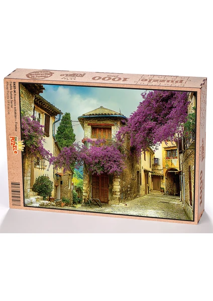 King Of Puzzle Provence Sokakları - Fransa Ahşap Puzzle 1000 Parça (SK07-M)