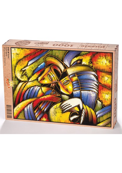 Yüzler Ahşap Puzzle 1000 Parça (ST01-M)