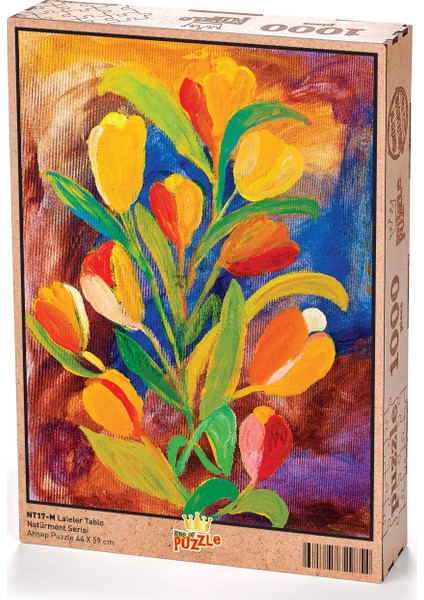 Laleler Tablo Ahşap Puzzle 1000 Parça (NT17-M)
