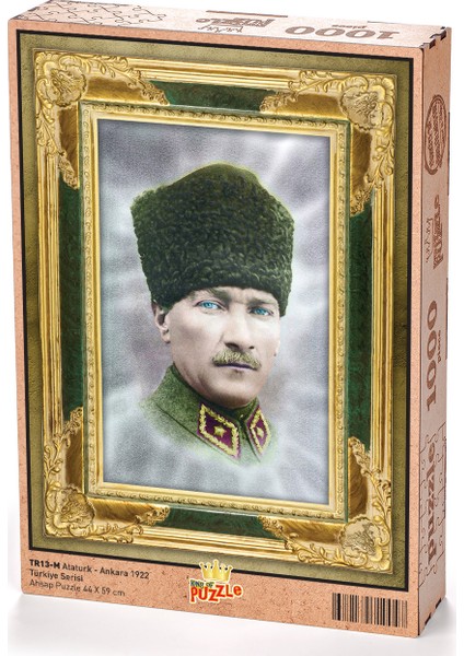 King Of Puzzle Atatürk - Ankara 1922 Ahşap Puzzle 1000 Parça (TR13-M)