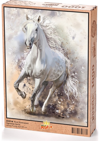 Kırat İllüstrasyon Ahşap Puzzle 1000 Parça (HV27-M)