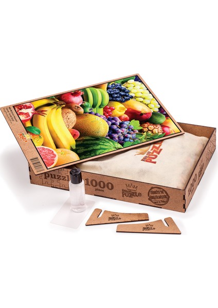 Renkli Meyveler Ahşap Puzzle 1000 Parça (YI01-M)