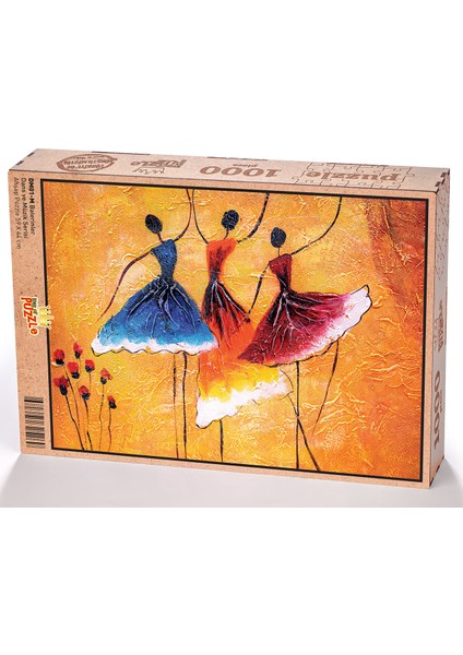 Balerinler Ahşap Puzzle 1000 Parça (DM01-M)