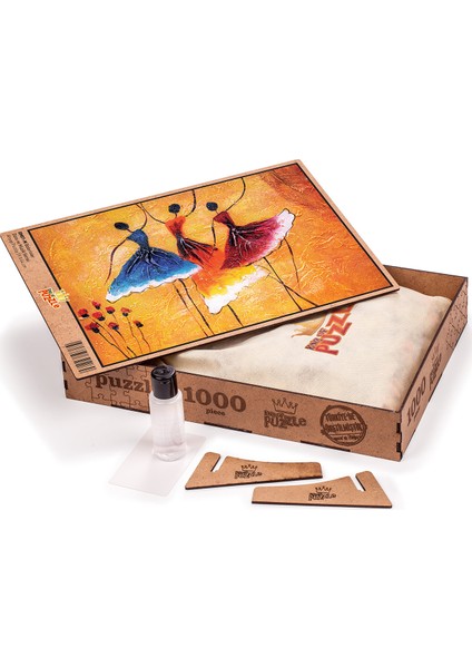 Balerinler Ahşap Puzzle 1000 Parça (DM01-M)
