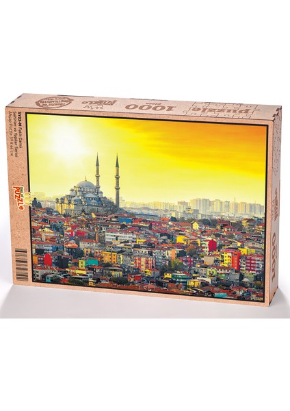 King Of Puzzle Fatih Camii Ahşap Puzzle 1000 Parça (SY03-M)