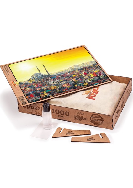 King Of Puzzle Fatih Camii Ahşap Puzzle 1000 Parça (SY03-M)