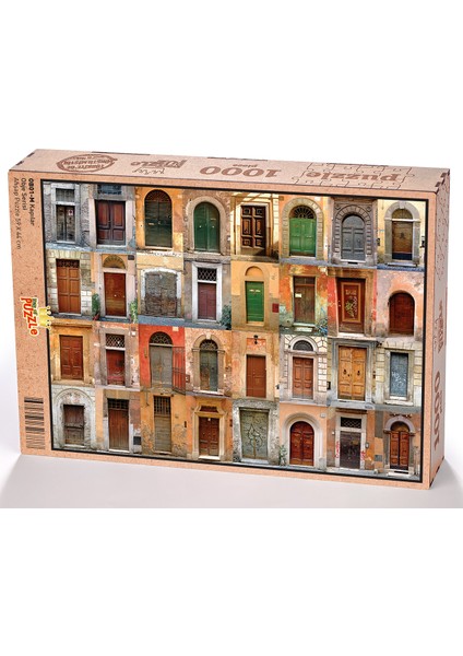 Kapılar Ahşap Puzzle 1000 Parça (OB01-M)