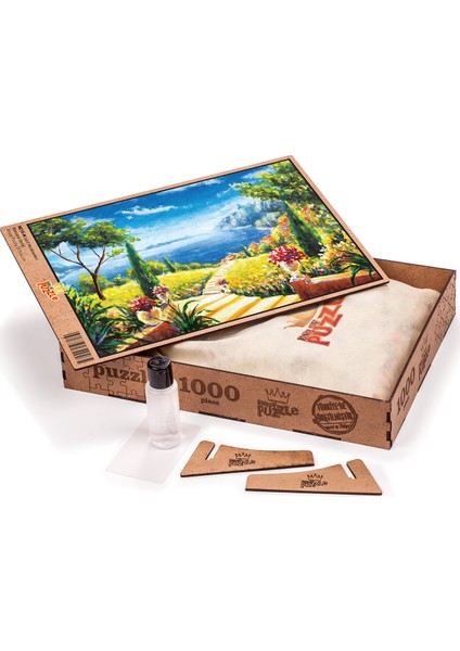 Sahil Merdivenleri Ahşap Puzzle 1000 Parça (MZ15-M)