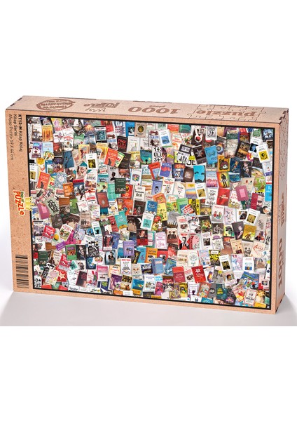 Kitap Kolaj Ahşap Puzzle 1000 Parça (KT13-M)