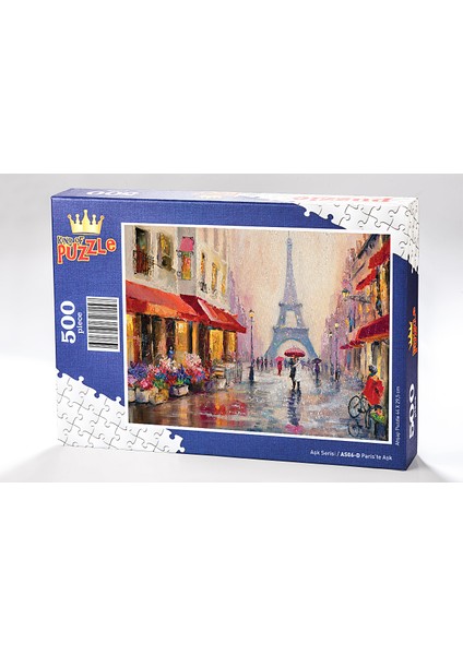 Paris'te Aşk Ahşap Puzzle 500 Parça (AS06-D)