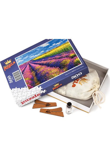 Lavanta Tarlası Ahşap Puzzle 500 Parça (DG02-D) fiyatları