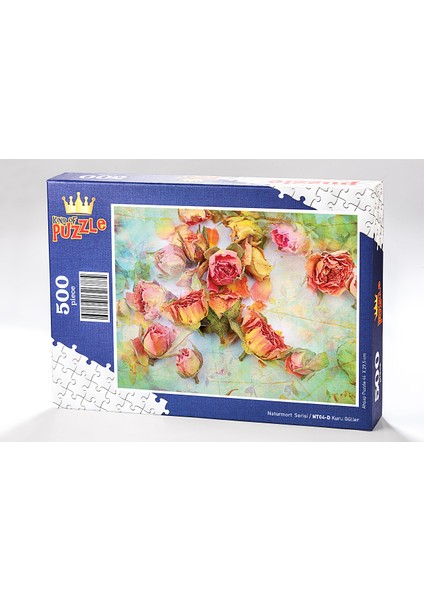 Kuru Güller Ahşap Puzzle 500 Parça (NT04-D)