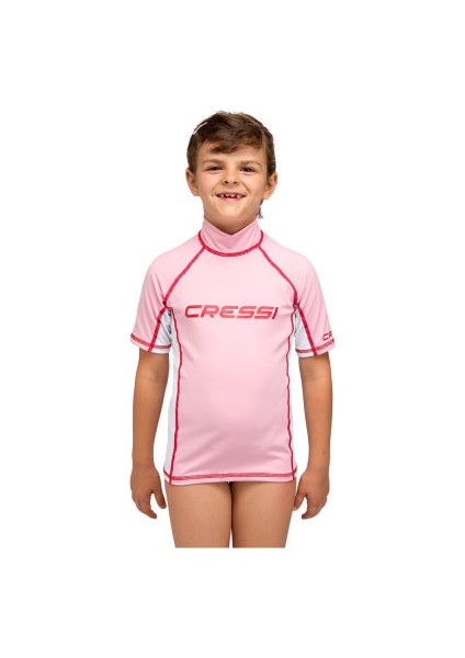 Rash Guard Junior Girl Kısa Kollu Tişört