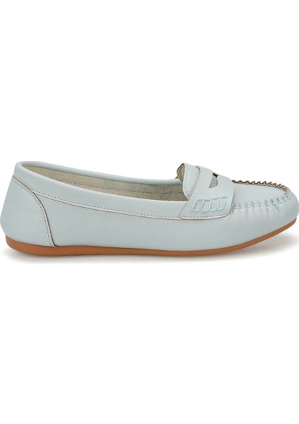 Ds19027 Mavi Kadın Loafer Ayakkabı