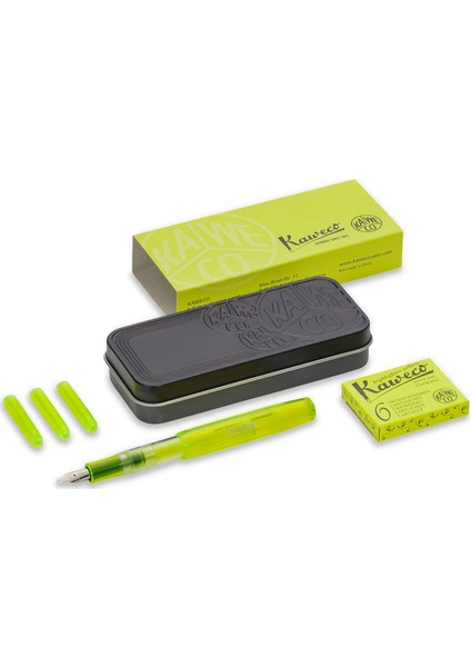 Ice Sport Neon Sarı Kesik Uç Markör Dolma Kalem 10001757