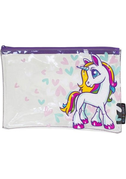 Şeffaf Unicorn Kalem Kutu 16249